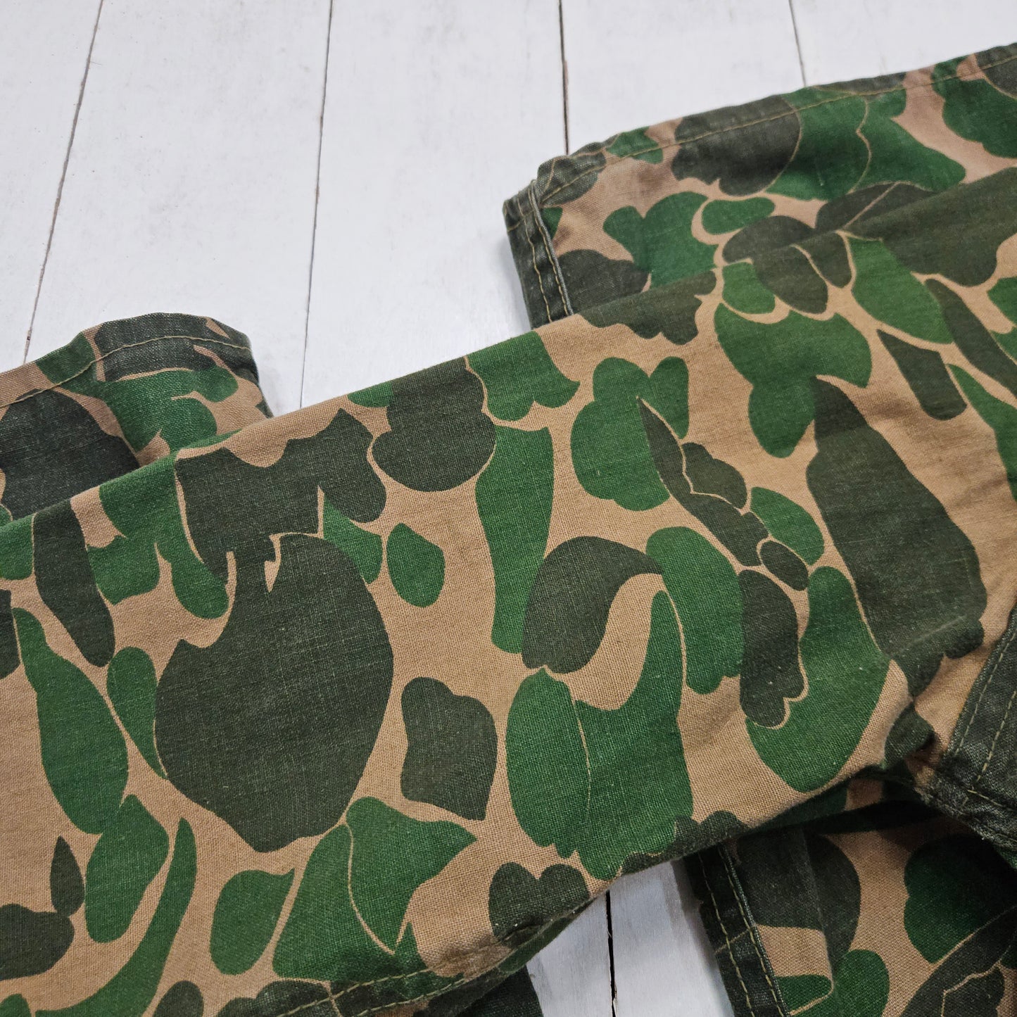 1960s/1970s Bullseye Bill Duck Camo Coveralls Made in USA Womens Size S/M