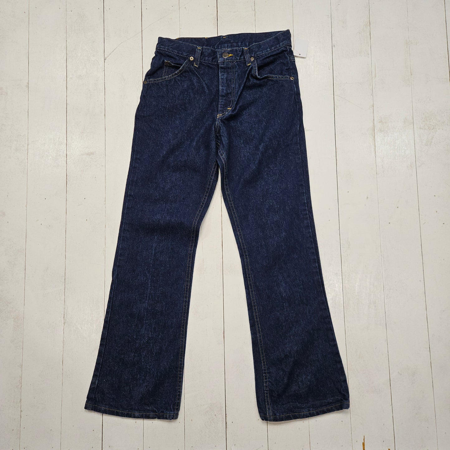 1990s Lee Riders Darkwash Blue Denim Jeans Size 28x29