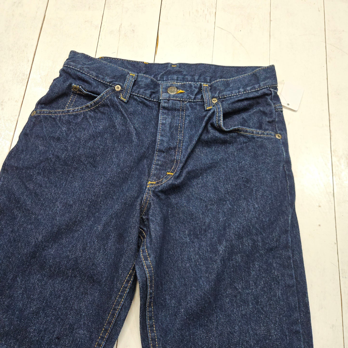 1990s Lee Riders Darkwash Blue Denim Jeans Size 28x29