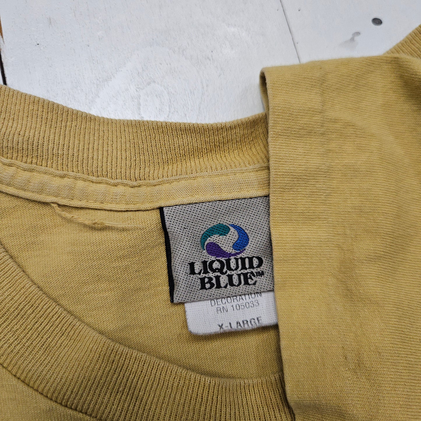 2000s 2004 Liquid Blue Grateful Dead Self Titled Album Cover T-Shirt Made in USA Size XL