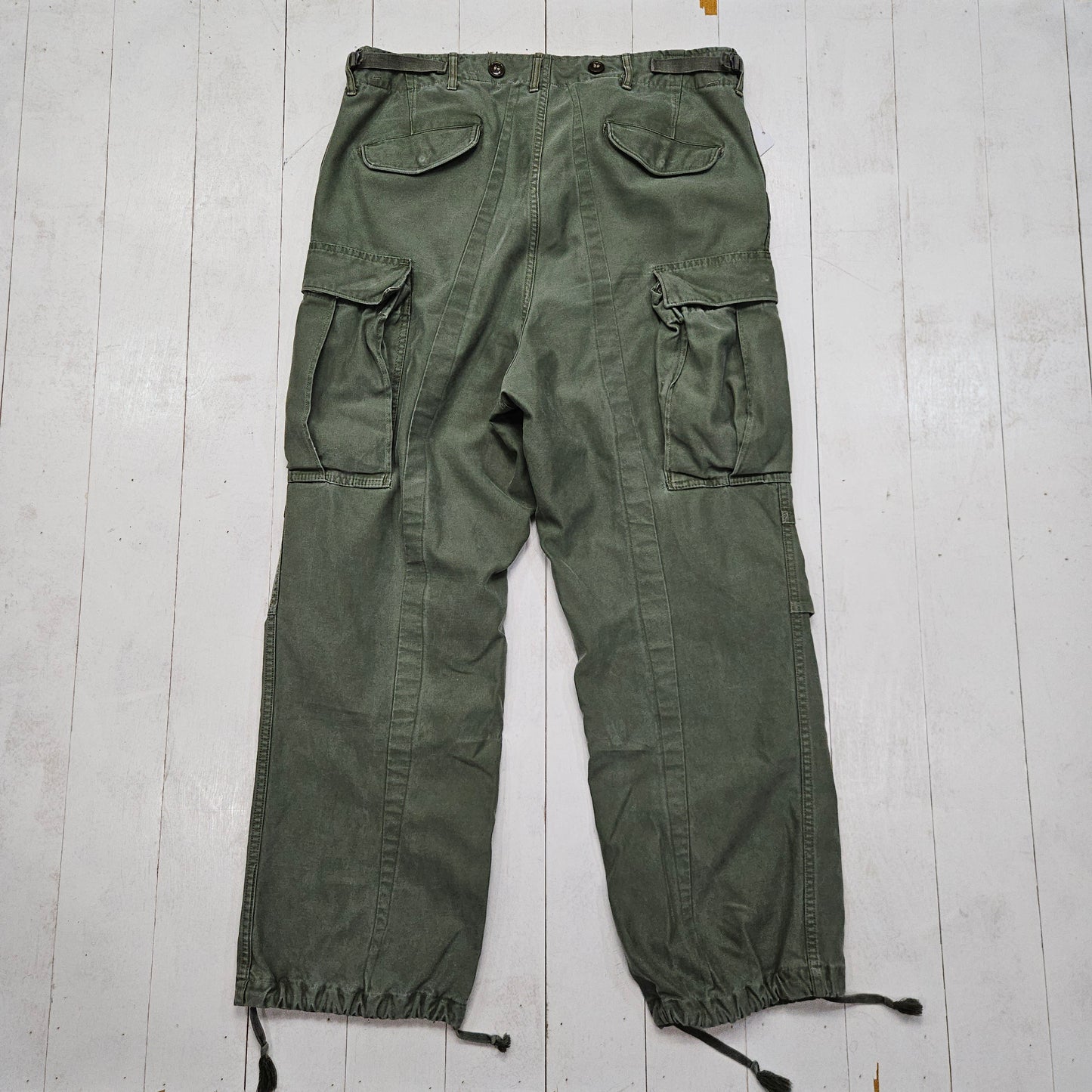 1950s M-1951 Trousers Cargo Pants Olive Green Made in USA Size 28-36