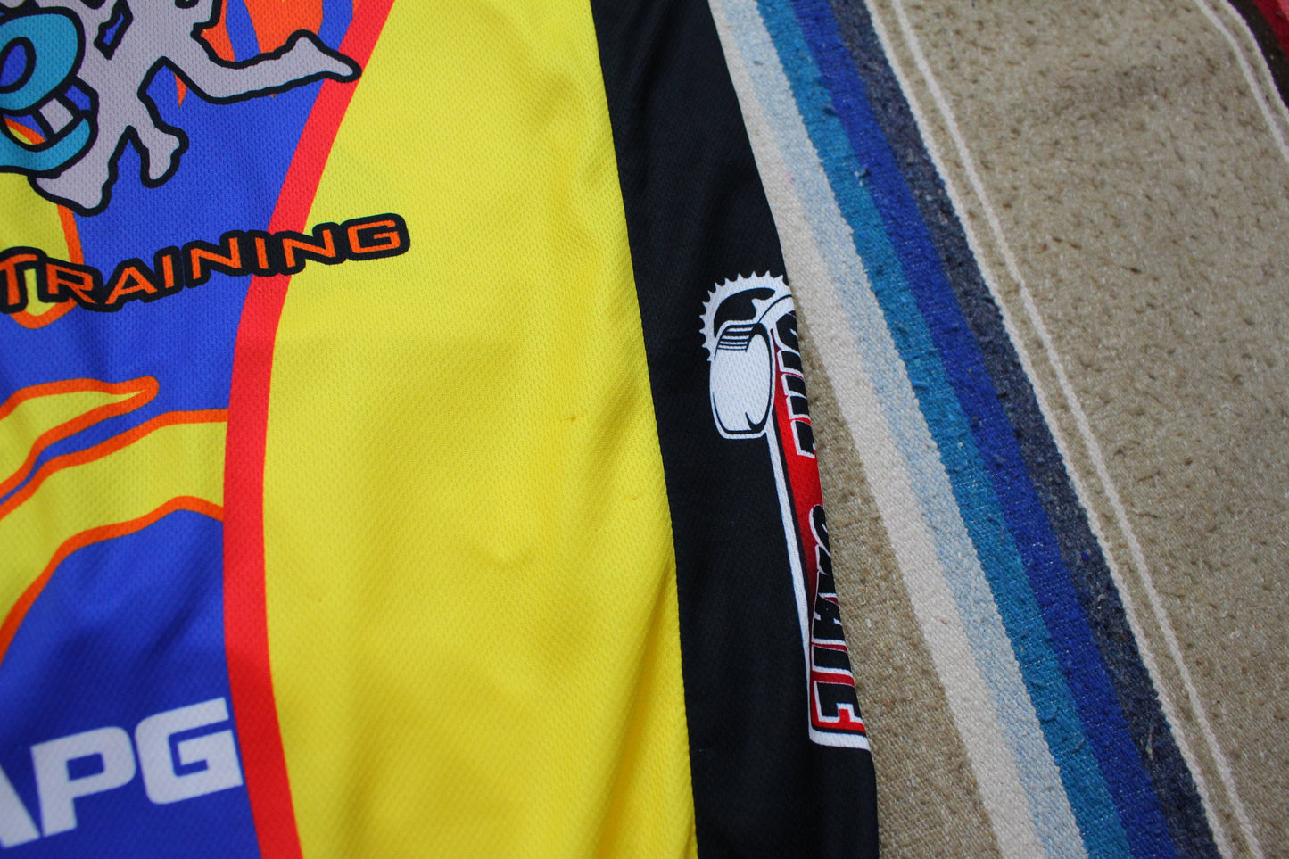 2000s/2010s Champ-Sys Club Cut The Zone Cycling Jersey Size L