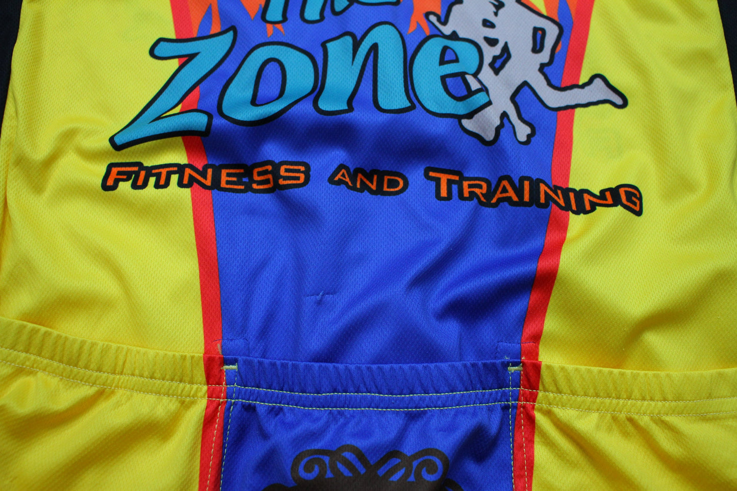 2000s/2010s Champ-Sys Club Cut The Zone Cycling Jersey Size L