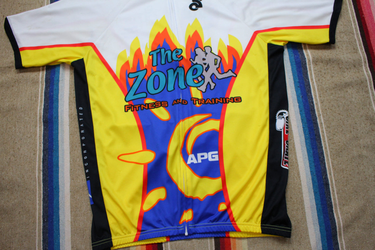 2000s/2010s Champ-Sys Club Cut The Zone Cycling Jersey Size L
