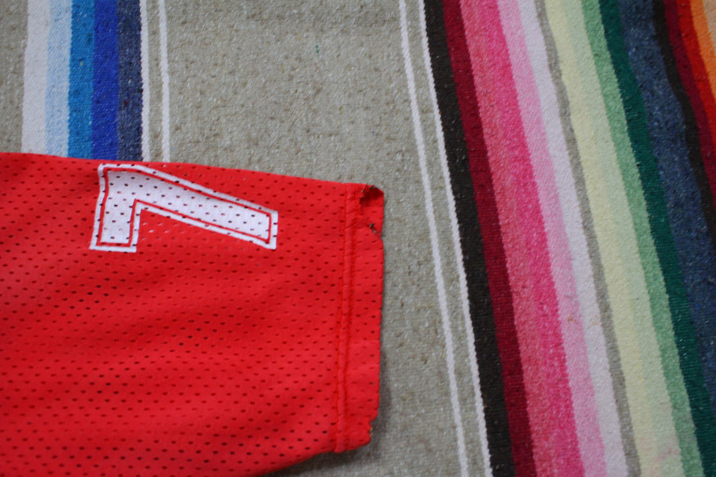 1970s/1980s Montreal Alouettes CFL Mesh Football Jersey Size S