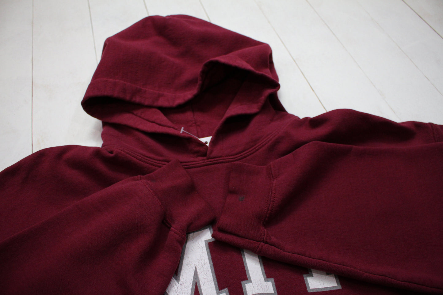 2000s/2010s MIT Burgundy Hoodie Sweatshirt Size XL