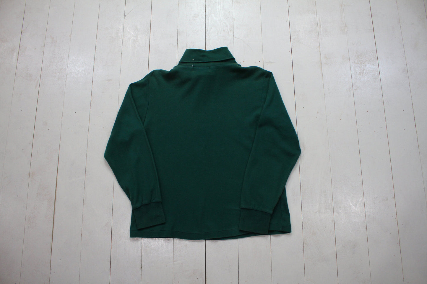 1980s/1990s Robert Scott Ltd Green Turtleneck T-Shirt Women's Size L