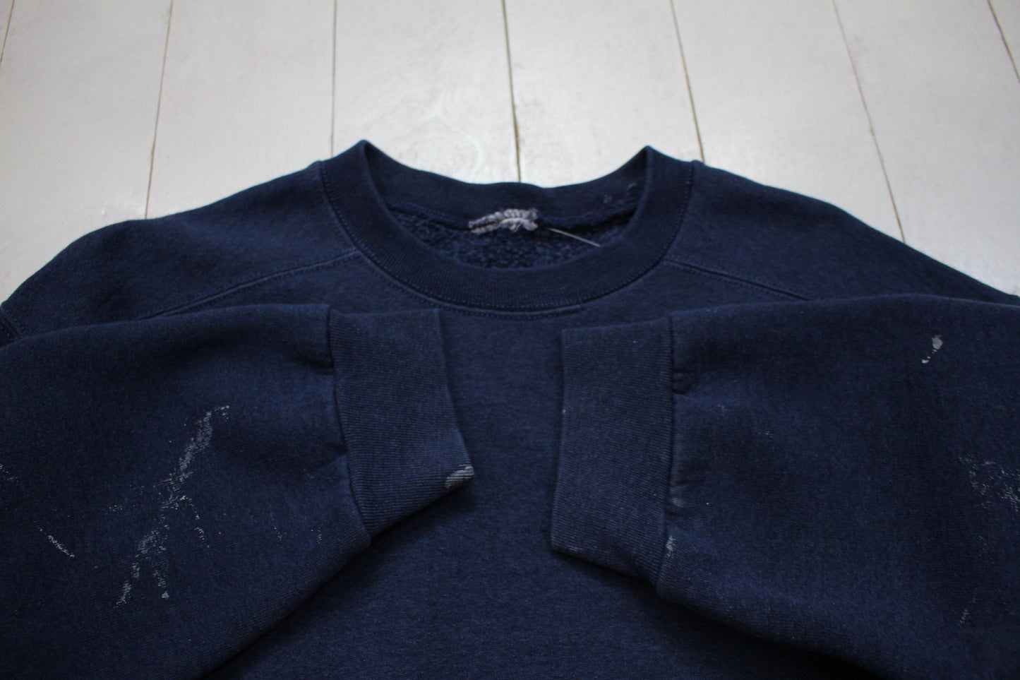 1990s/2000s Blank Blue Painter Sweatshirt Size L