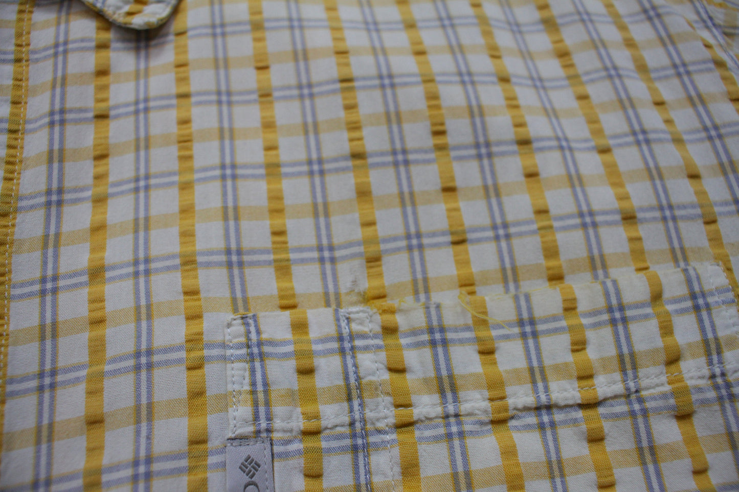 2000s Columbia Sportswear XCO Windowpane Plaid Shortsleeve Shirt Size XL