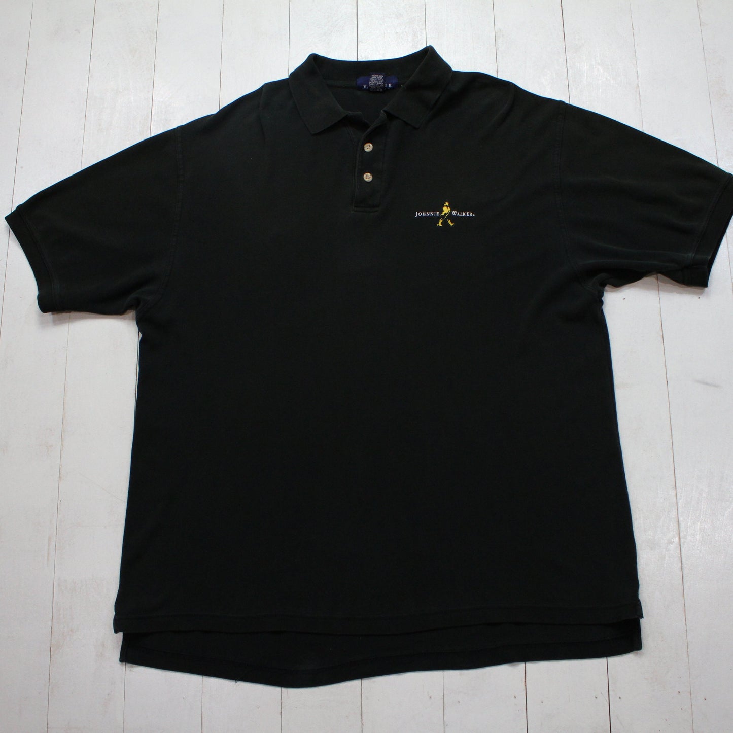 1990s/2000s Y2K Johnnie Walker Polo Shirt Size XXL