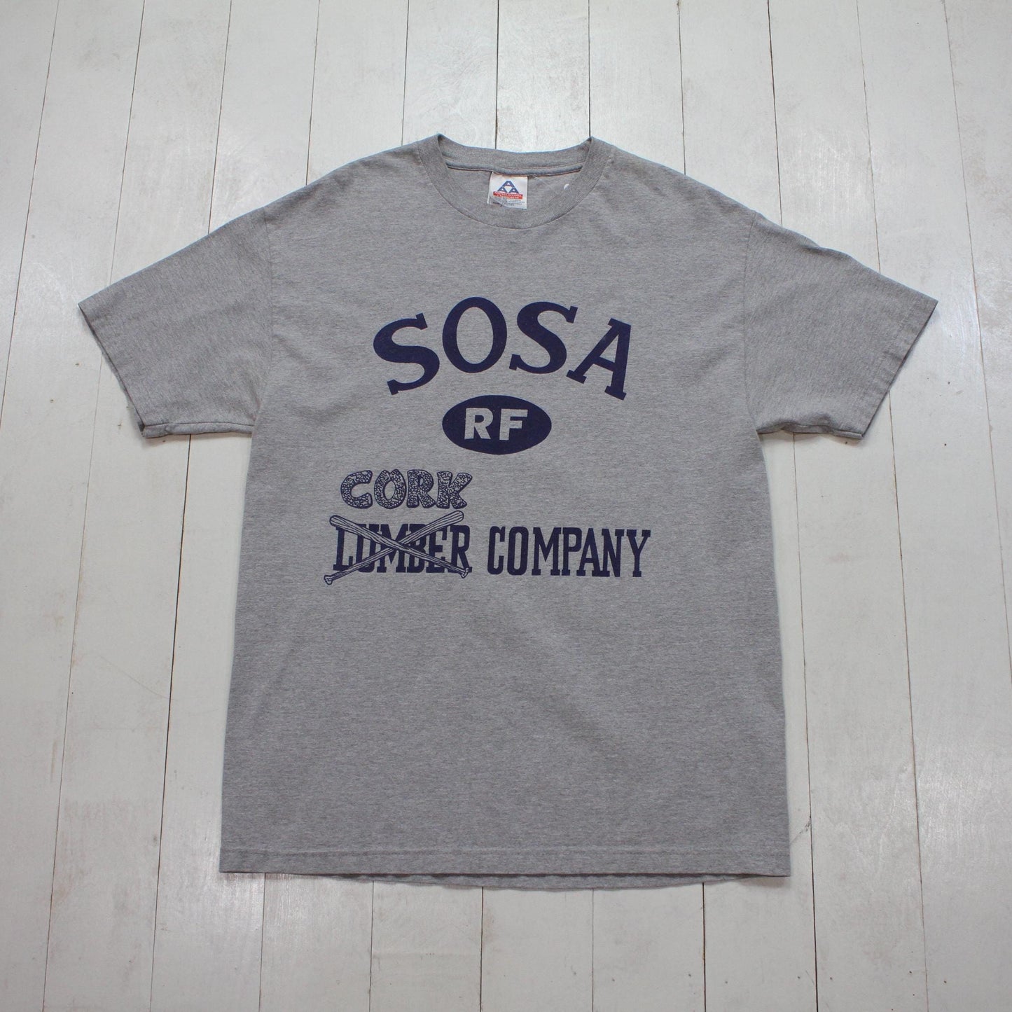 2000s Y2K Chicago Cubs Sammy Sosa Cork Company MLB Baseball T-Shirt Size L