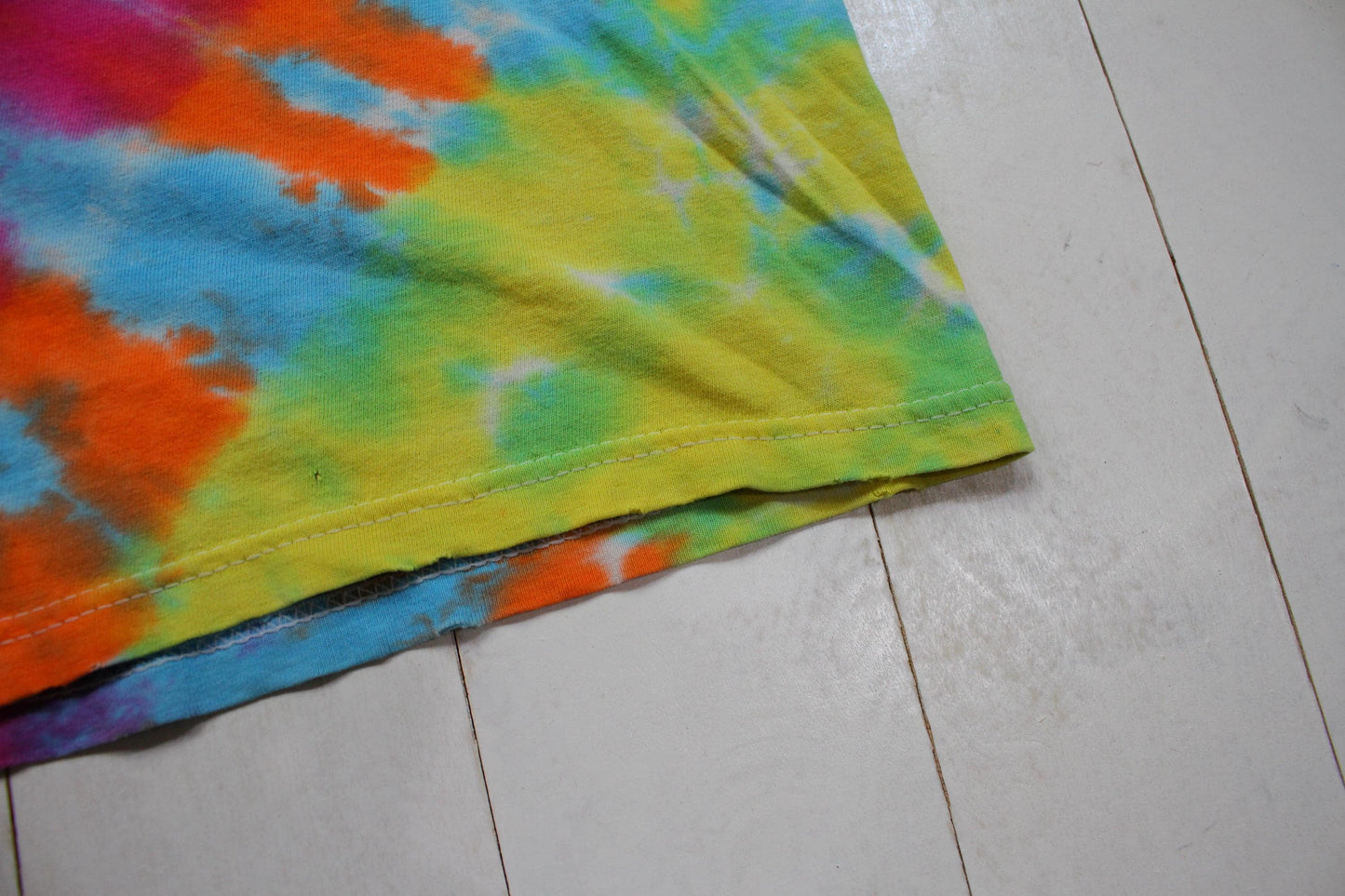 1990s 1995 Distressed Dred Bob Tie Dye T-Shirt Scott Hendricks Size XL