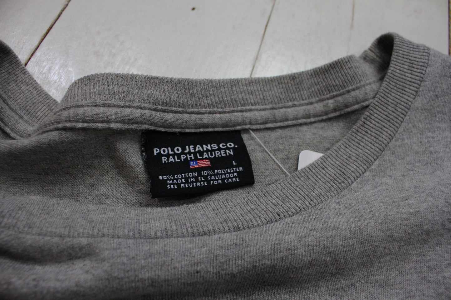 2000s Y2K Ralph Lauren Polo Jeans Long Sleeve T-Shirt Size L