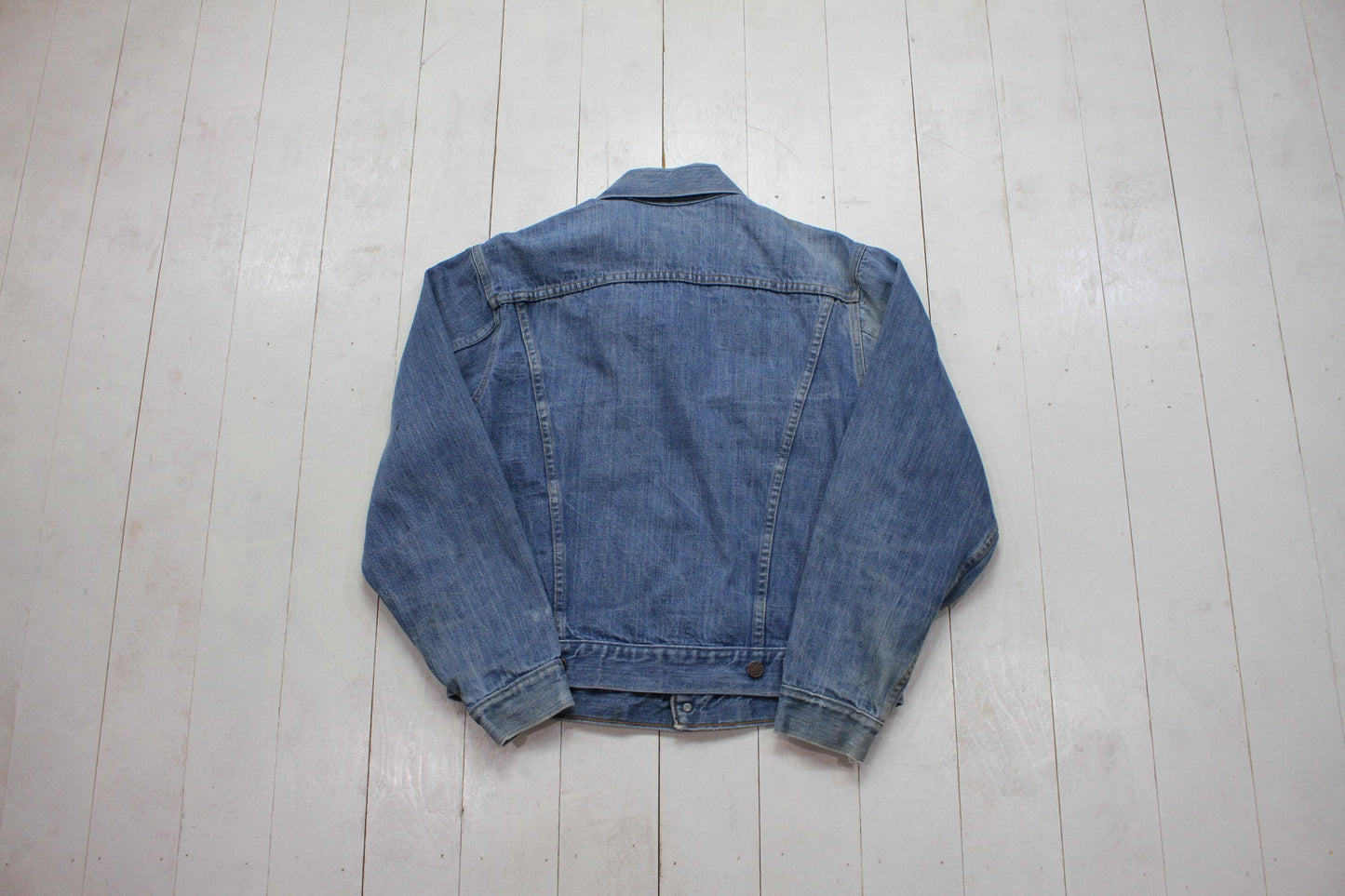 1970s JC Penney Two Pocket Denim Trucker Jacket Size S