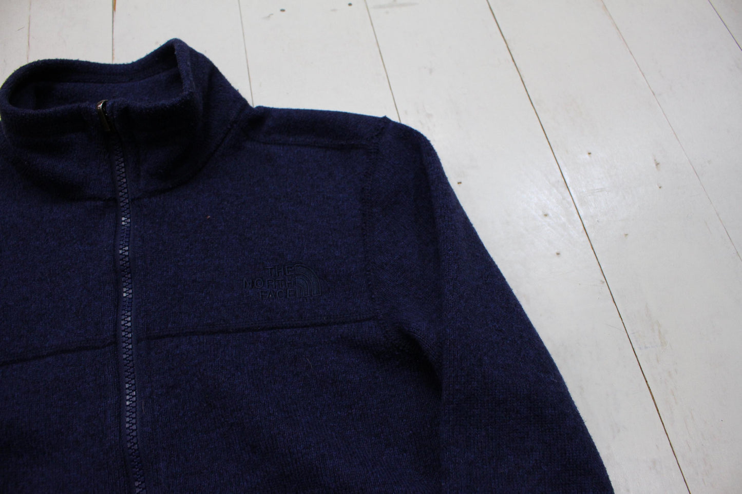 2010s TNF The North Face Blue Fleece Jacket Liner Kids Size S
