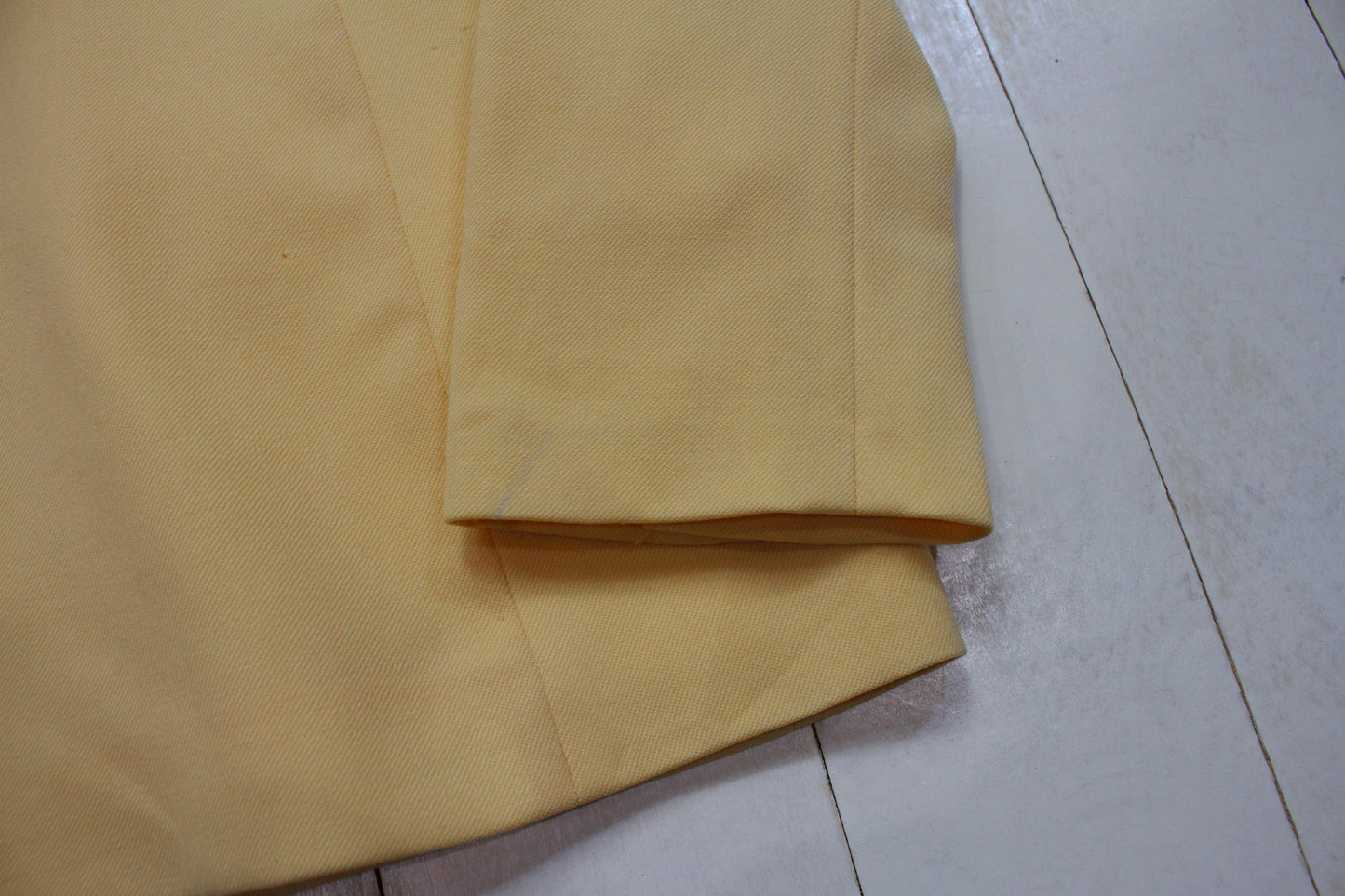 2000s Y2K Pendleton Virgin Wool Butter Yellow Womens Blazer Jacket Womens Size S