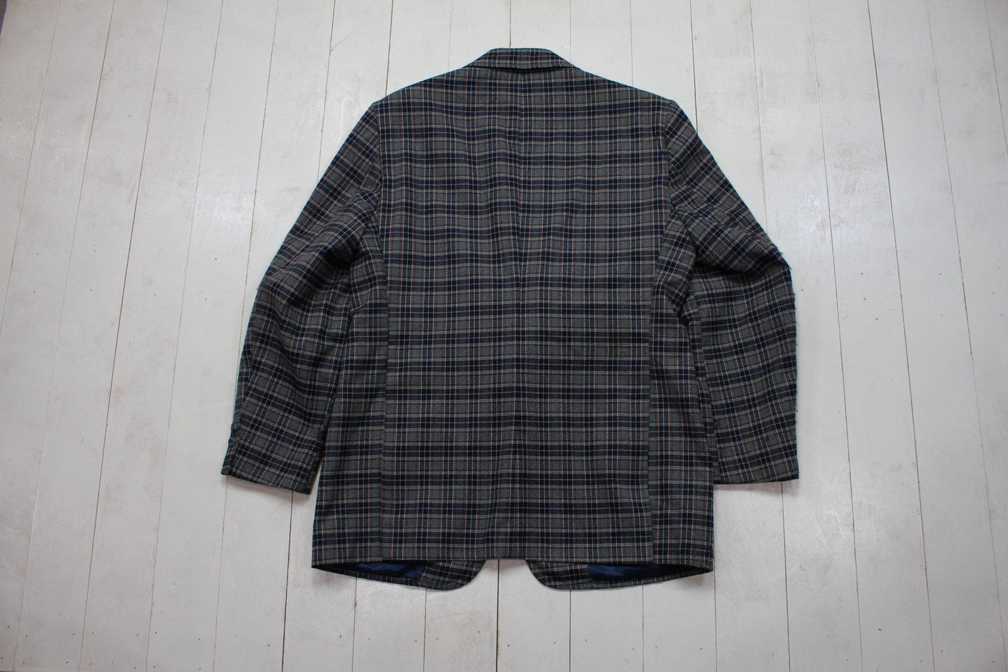 1980s Sears Mens Store Plaid Blazer Jacket Sport Coat Size M