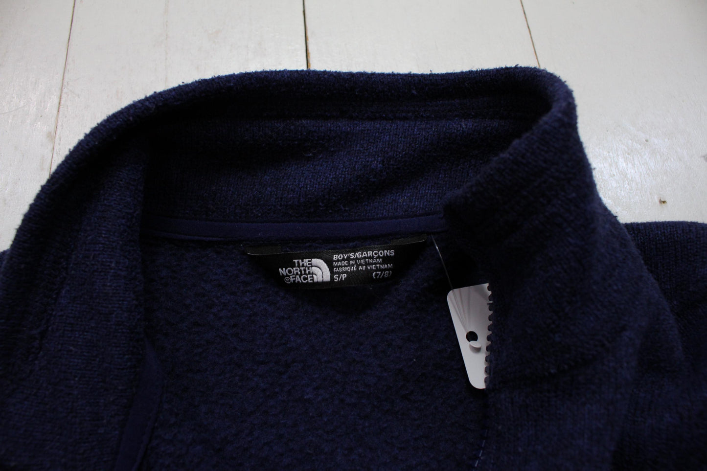 2010s TNF The North Face Blue Fleece Jacket Liner Kids Size S