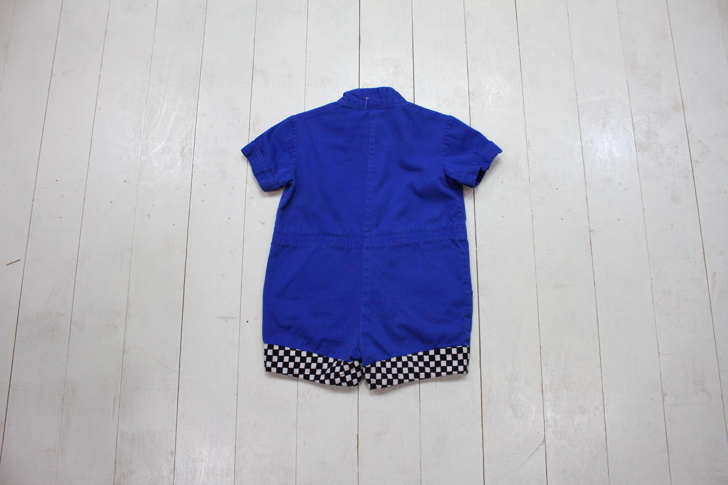1990s Certified Kid Short Sleeve BMW Pirelli Racing Coveralls Shorts Jumpsuit Kid's Size 3/4T