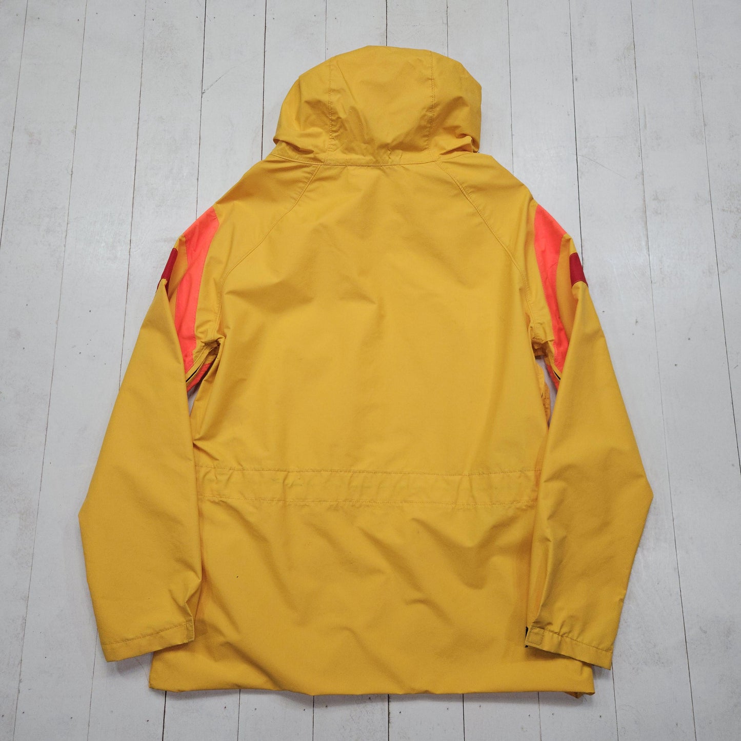 1980s Sojourn Designs Boulder Colorado Goretex Bright Coloured Pullover Anorak Rain Jacket Climbing Jacket Size L