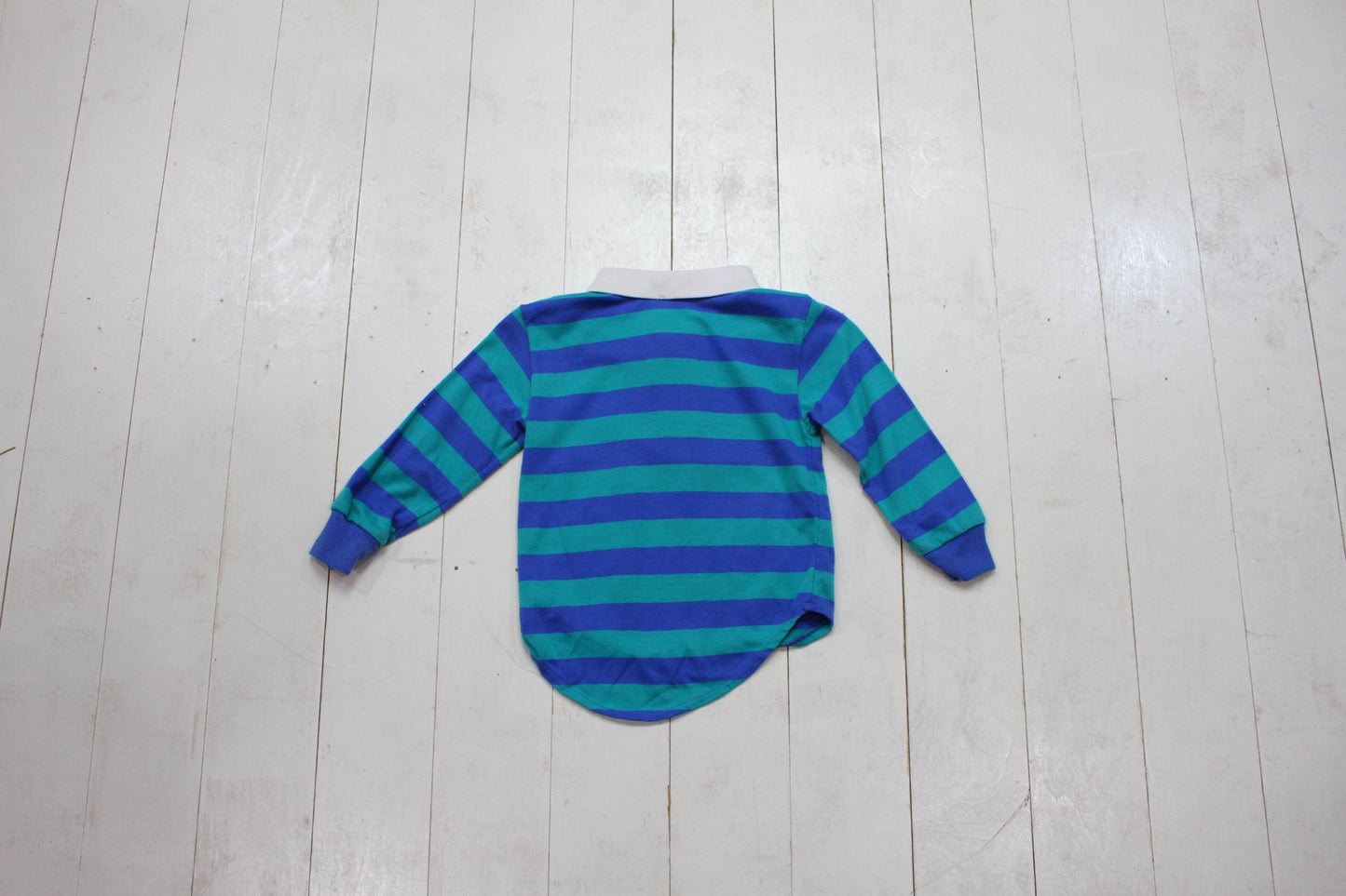 1990s Bunnies & Buddies Long Sleeve Polo Shirt Kid's Size 4T