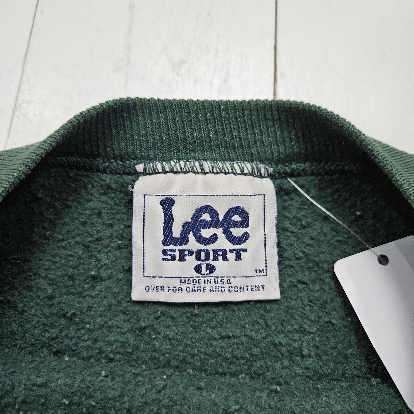1990s 1996 Lee Sport Green Bay Packers NFL Football Sweatshirt Made in USA Size S