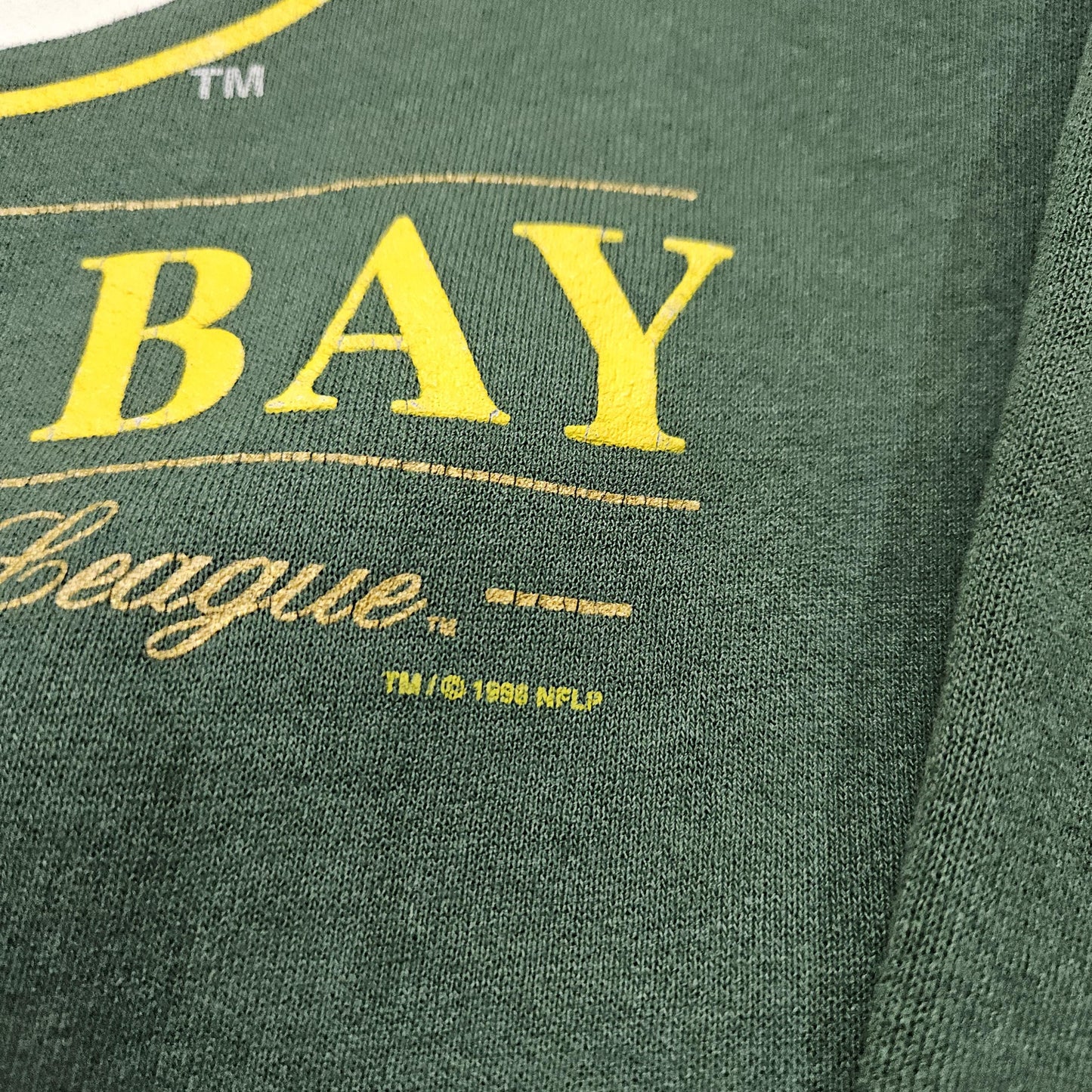 1990s 1996 Lee Sport Green Bay Packers NFL Football Sweatshirt Made in USA Size S