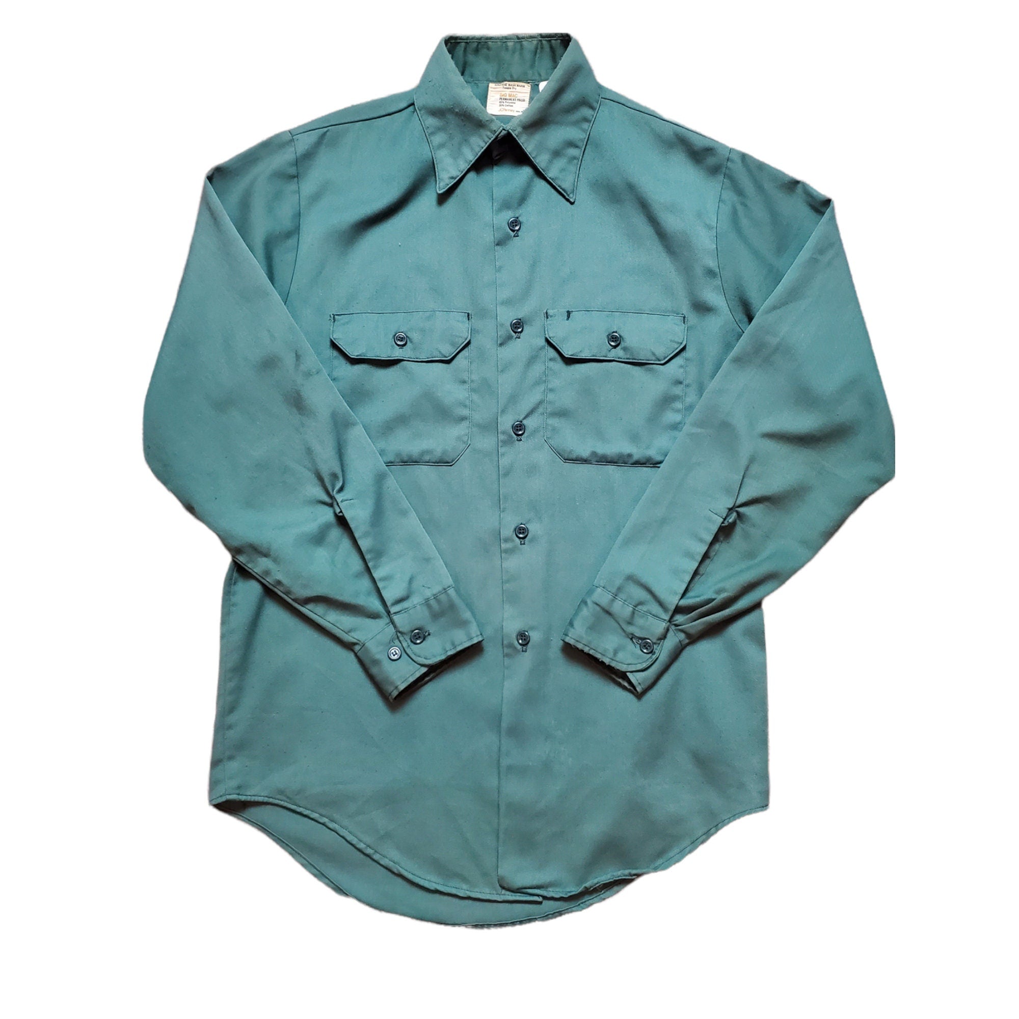 1970s/1980s JCPenney Big Mac Work Shirt Size M/L