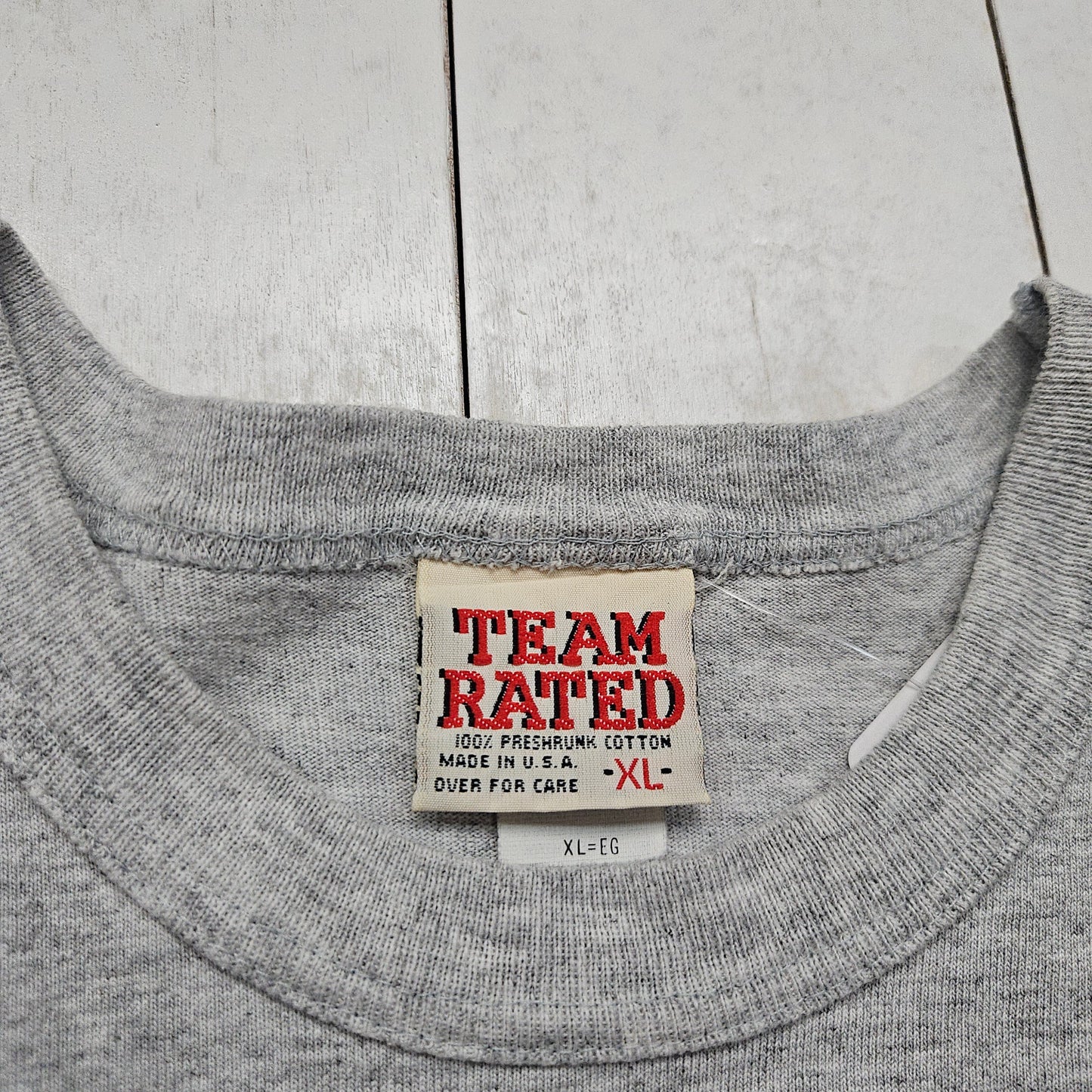 1990s 1994 Team Rate Long Gone MLB Cooperstown Collection Pittsburgh Pirates 1960 Championship 3/4 Sleeve T-Shirt Made in USA Size L - People's Champ Vintage -T-Shirts - Sports