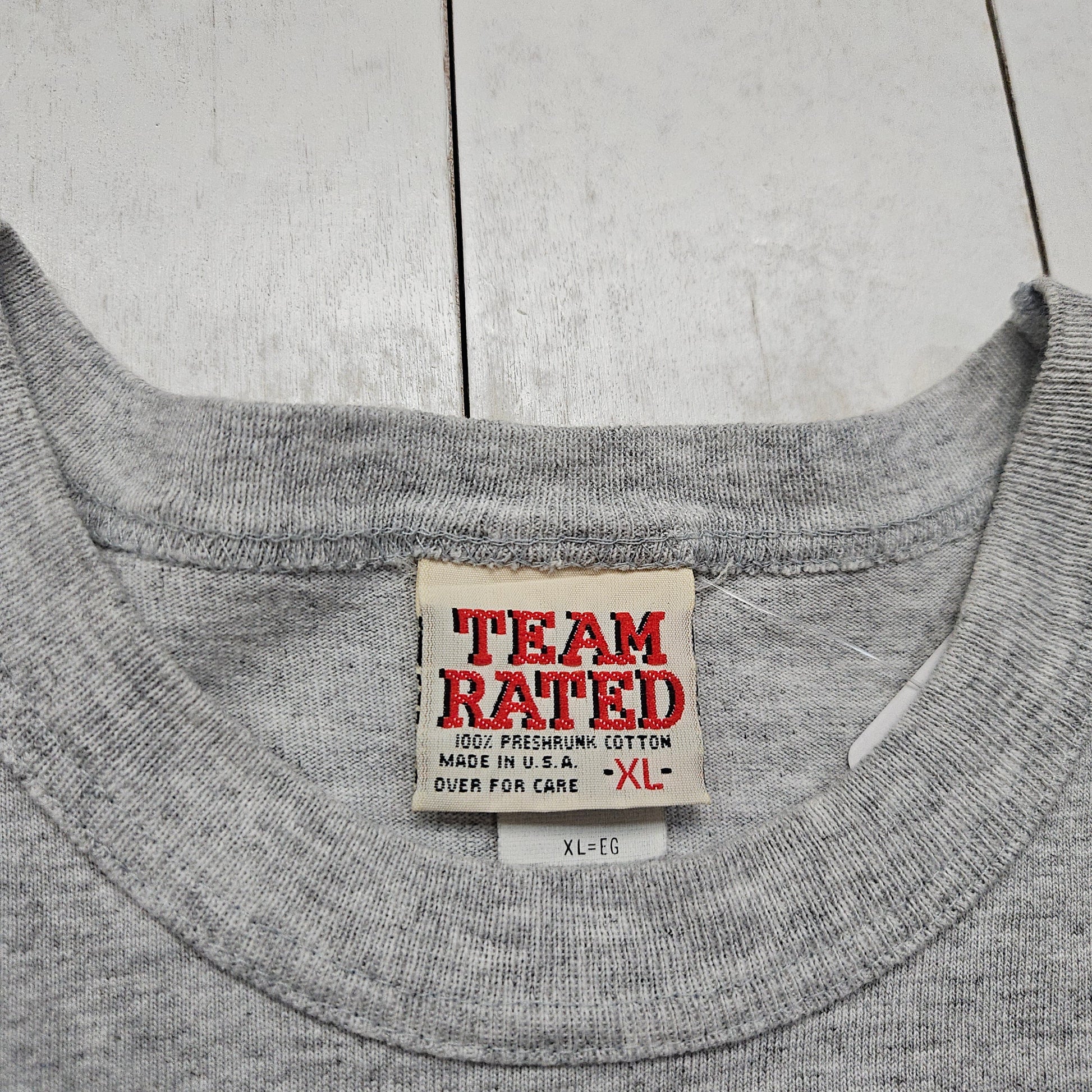 1990s 1994 Team Rate Long Gone MLB Cooperstown Collection Pittsburgh Pirates 1960 Championship 3/4 Sleeve T-Shirt Made in USA Size L - People's Champ Vintage -T-Shirts - Sports