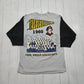 1990s 1994 Team Rate Long Gone MLB Cooperstown Collection Pittsburgh Pirates 1960 Championship 3/4 Sleeve T-Shirt Made in USA Size L - People's Champ Vintage -T-Shirts - Sports