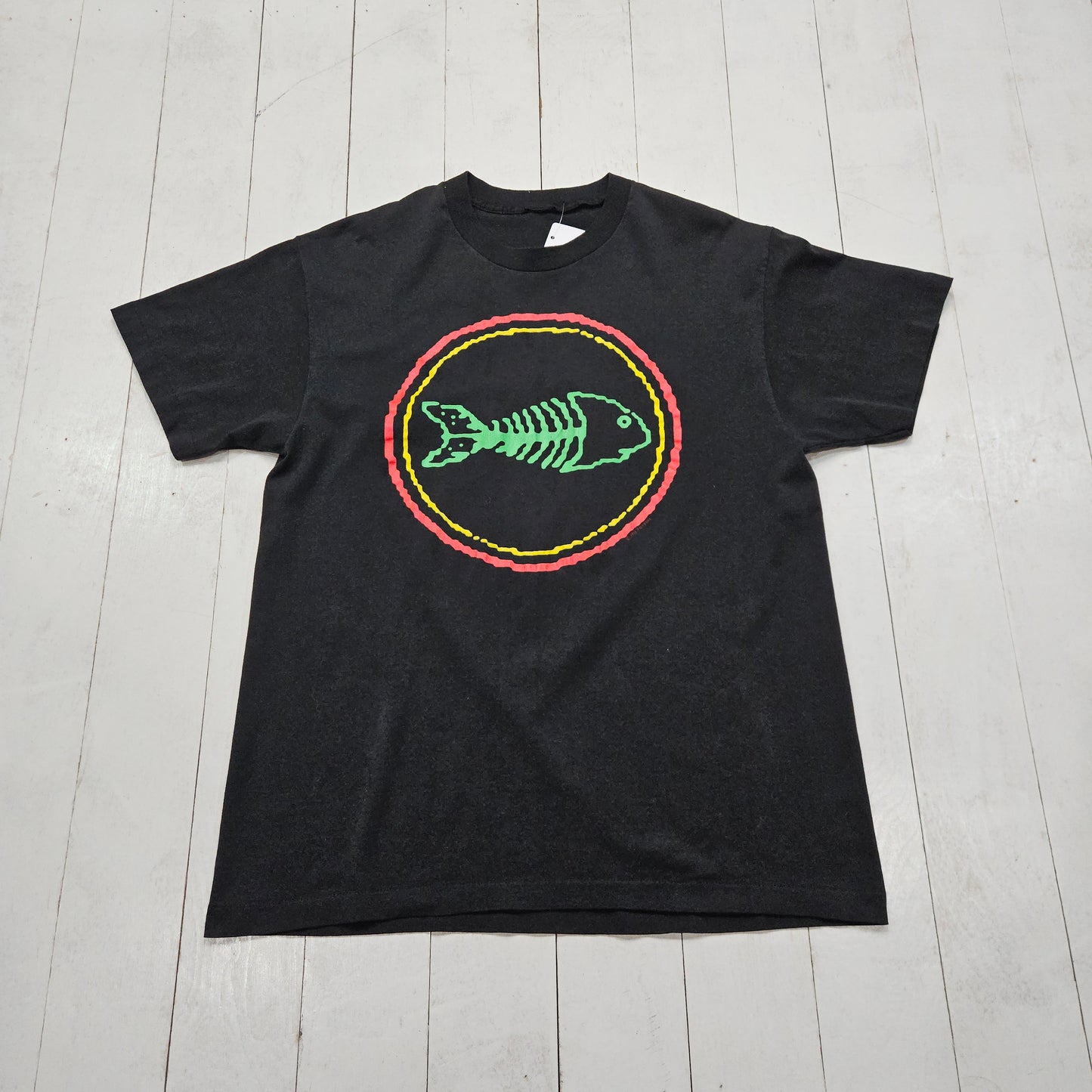 1980s Fishbone 1989 Tour T-Shirt Size L - People's Champ Vintage -T-Shirts - Band