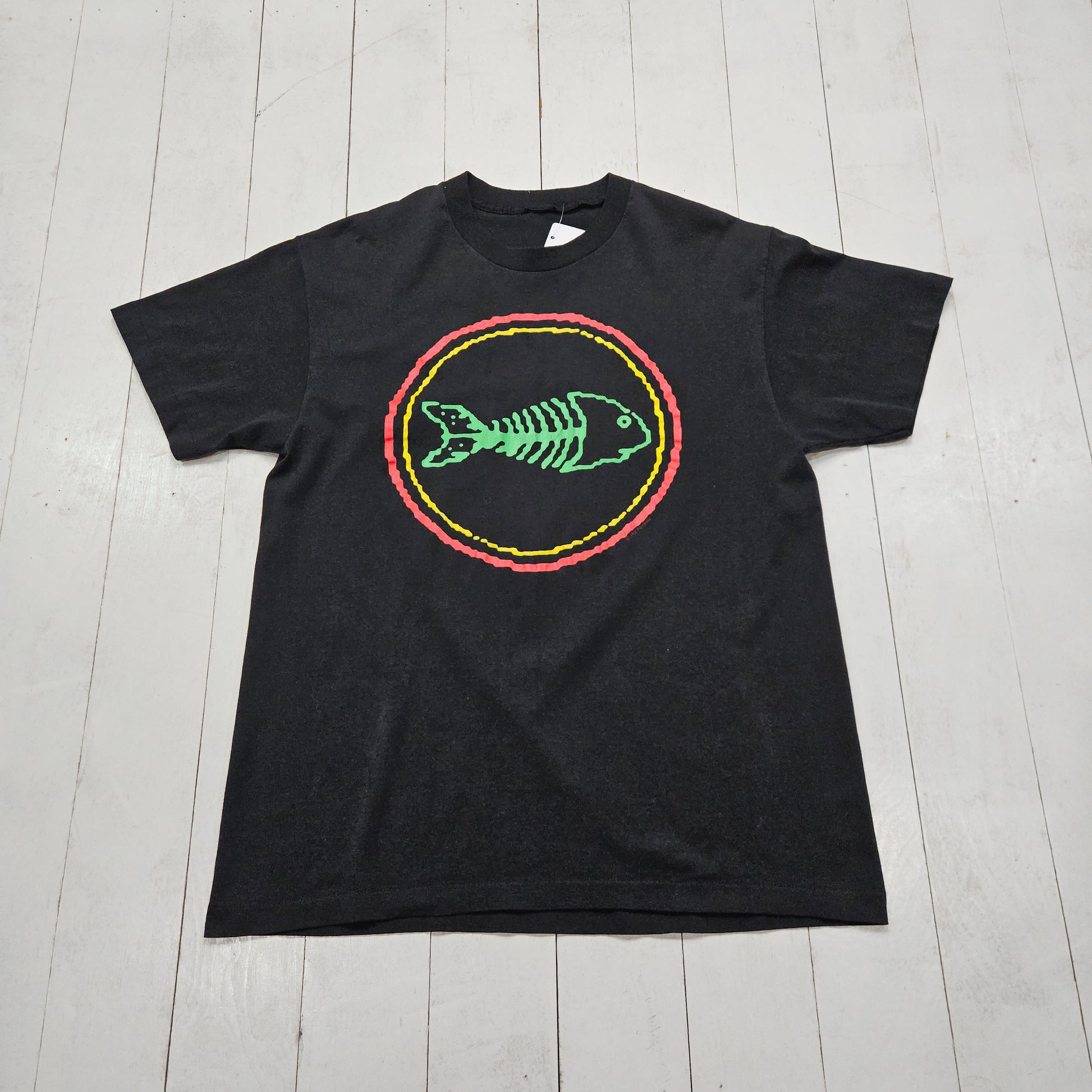 1980s Fishbone 1989 Tour T-Shirt Size L - People's Champ Vintage -T-Shirts - Band