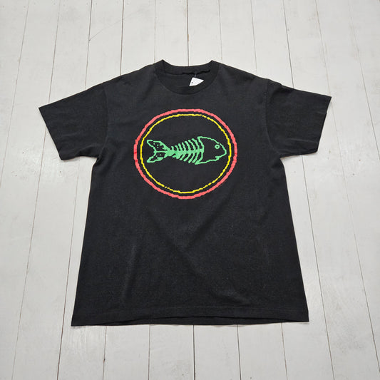 1980s Fishbone 1989 Tour T-Shirt Size L - People's Champ Vintage -T-Shirts - Band