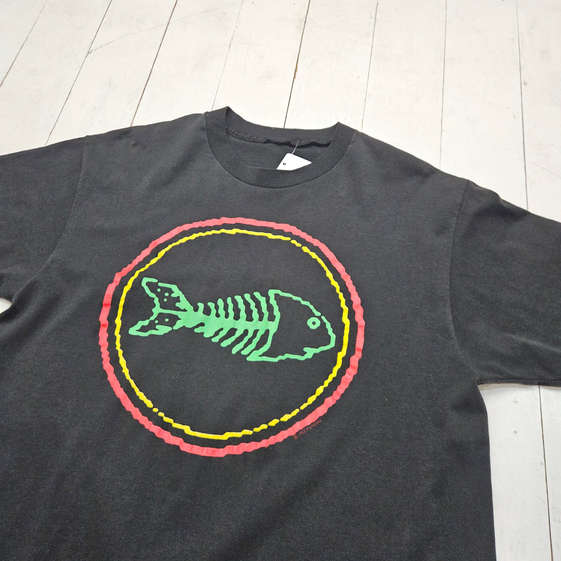 1980s Fishbone 1989 Tour T-Shirt Size L - People's Champ Vintage -T-Shirts - Band