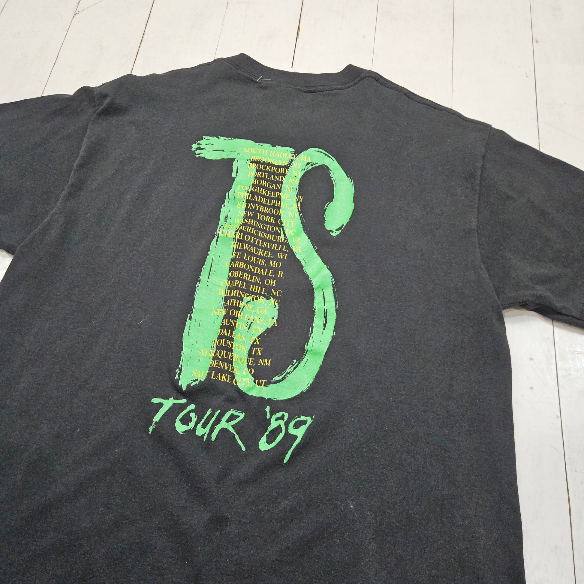 1980s Fishbone 1989 Tour T-Shirt Size L - People's Champ Vintage -T-Shirts - Band