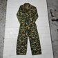 1960s/1970s Bullseye Bill Duck Camo Coveralls Made in USA Womens Size S/M