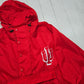 1990s Red Indiana Hoosiers NCAA Pullover Windbreaker Shell Jacket Size M/L