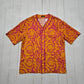 2020s Versace Barocco Short Sleeve Authentic Silk Baseball Shirt Made in Italy Size L