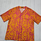2020s Versace Barocco Short Sleeve Authentic Silk Baseball Shirt Made in Italy Size L
