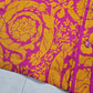 2020s Versace Barocco Short Sleeve Authentic Silk Baseball Shirt Made in Italy Size L