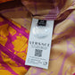 2020s Versace Barocco Short Sleeve Authentic Silk Baseball Shirt Made in Italy Size L
