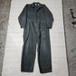 1950s Lee Union-Alls Green Twill Coveralls Sanforized Made in USA Size XL - People's Champ Vintage -Bottoms - Overalls/Coveralls