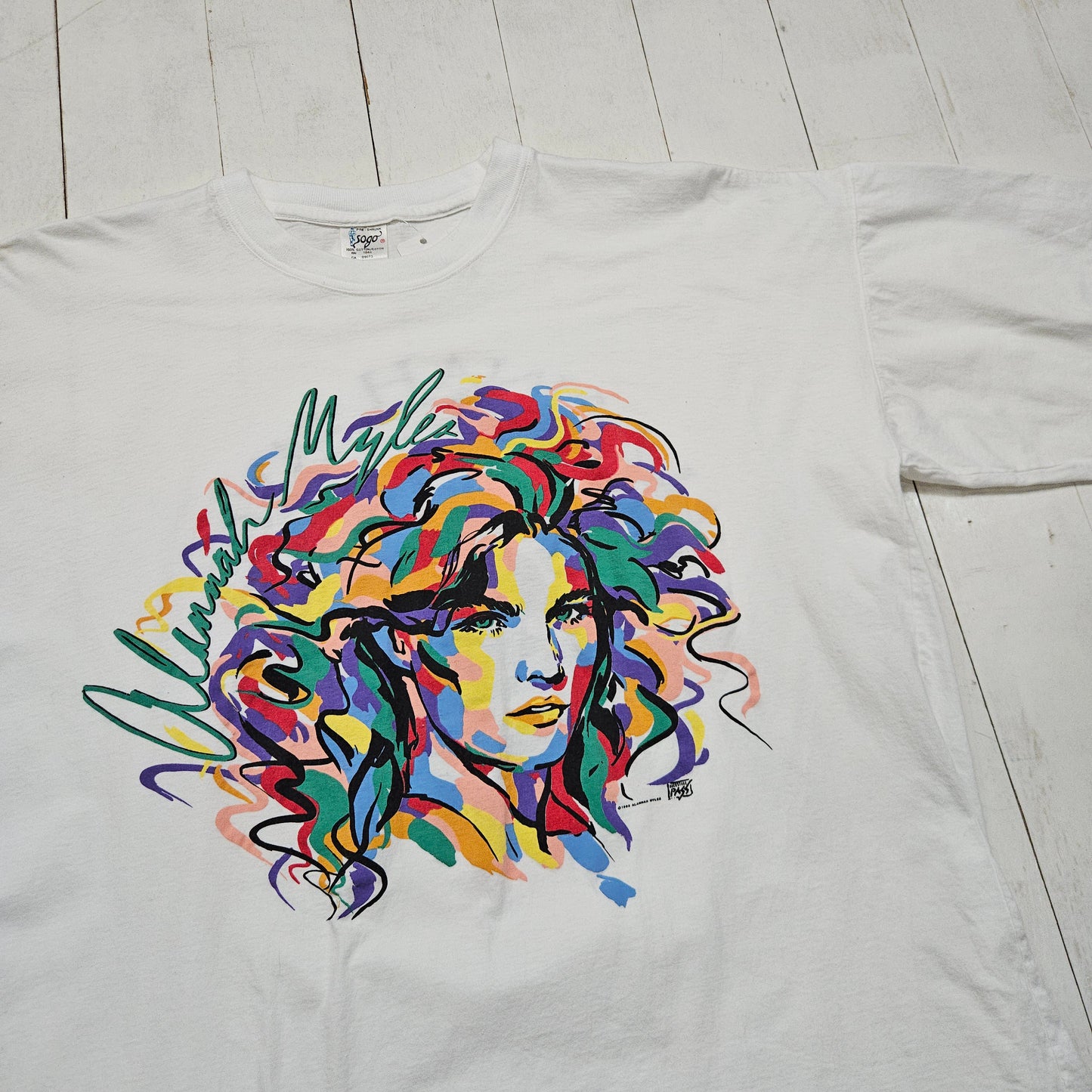 1990s 1993 Alannah Myles Rockinghorse Tour Concert T-Shirt Size XL - People's Champ Vintage -T-Shirts - Band
