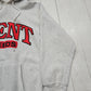 1990s Kent Feeds Grey Rerverse Weave Style Promotional Hoodie Sweatshirt Made in USA Size M