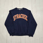 2000s Y2K Russell Athletic Blue Syracuse University Reverse Weave Style Sweatshirt Size S