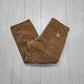 1970s Carhartt Canvas Double Knee Work Pants Made in USA Size 38x28