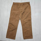 1970s Carhartt Canvas Double Knee Work Pants Made in USA Size 38x28