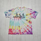 1990s 1996 Tie Dyed Neil Young with Crazy Horse Broken Arrow Tour T-Shirt Made in USA Size L/XL