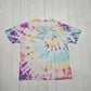1990s 1996 Tie Dyed Neil Young with Crazy Horse Broken Arrow Tour T-Shirt Made in USA Size L/XL